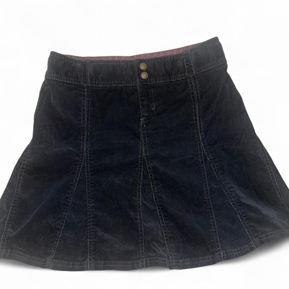 Athleta corduroy skirt Dark Blue 4P‎ EUC Knee Length